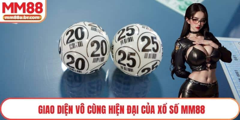 Giao diện vô cùng hiện đại của xổ số MM88