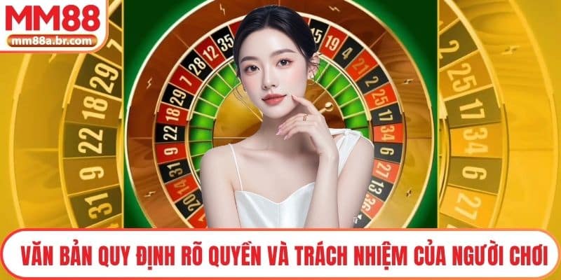 Văn bản quy định rõ quyền và trách nhiệm của người chơi